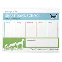 Plan de formation Great Dane Bloc-notes