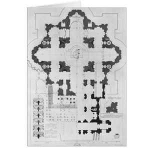 Plan de la basilique de St Peter