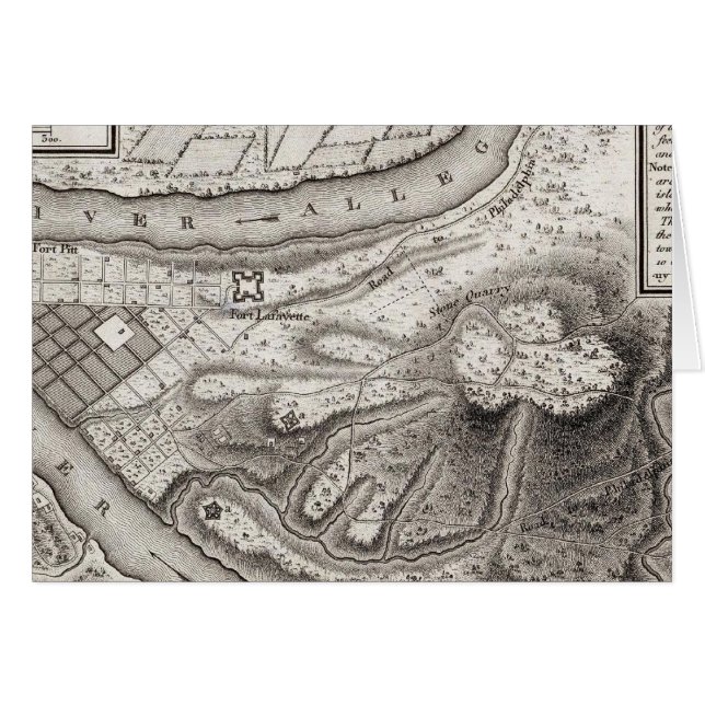 Plan de la ville de Pittsburg (Devant horizontal)