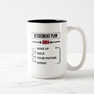 Plan de retraite personnalisé 2024 Mug