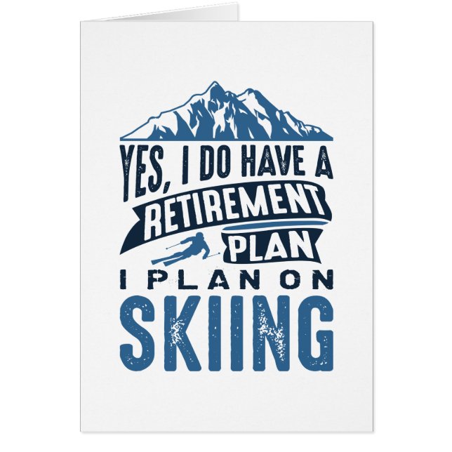 Plan de retraite Ski (Devant)