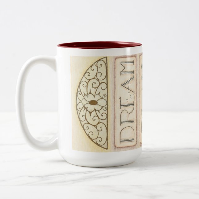 Plan de rêve Construire à nouveau café Mug (Gauche)