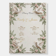 Plan de table Sage Chinoiserie Colibri