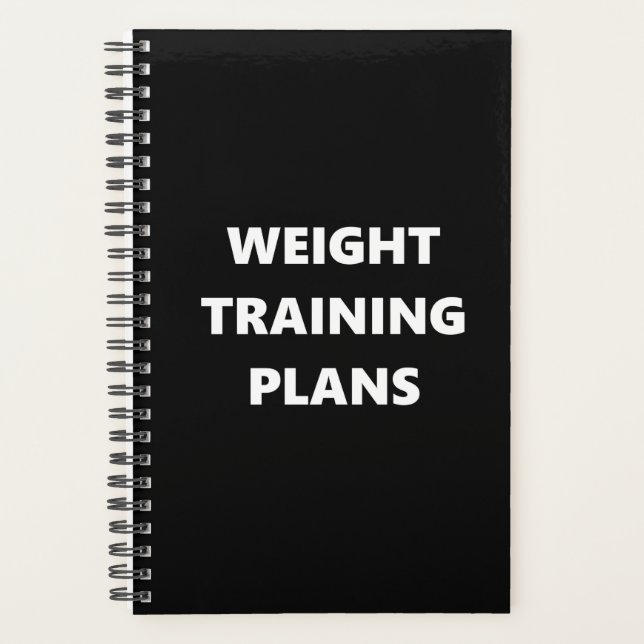 Plan d'entraînement du poids (Devant)