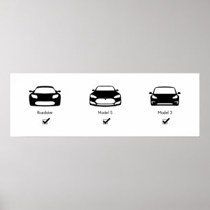Plan directeur Tesla   Poster Matte