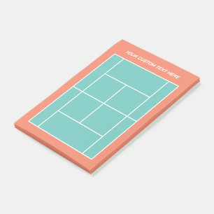 Plan du court de tennis cool Post-it Notes pour l'
