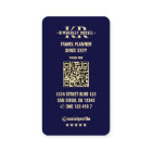 Plan du monde Carte moderne Midnight Blue