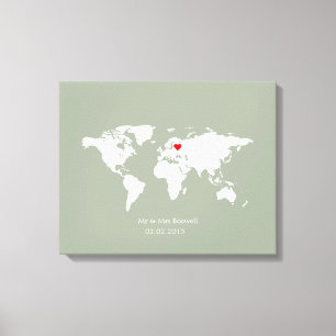 plan du monde toile mariage livre d'or invité choi