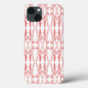 Plan du pavot, Rouge sur blanc, Coque coque ipad-M