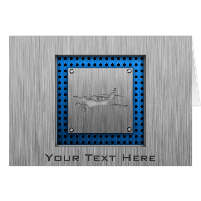 Plan en métal brossé (Devant horizontal)