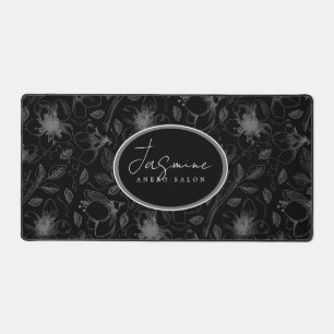 Plan floral esquissé gris/noir ID939