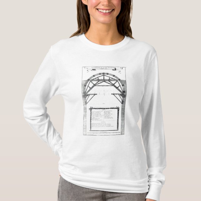 Plan for the structure of the dome of St. T-Shirt (Front)