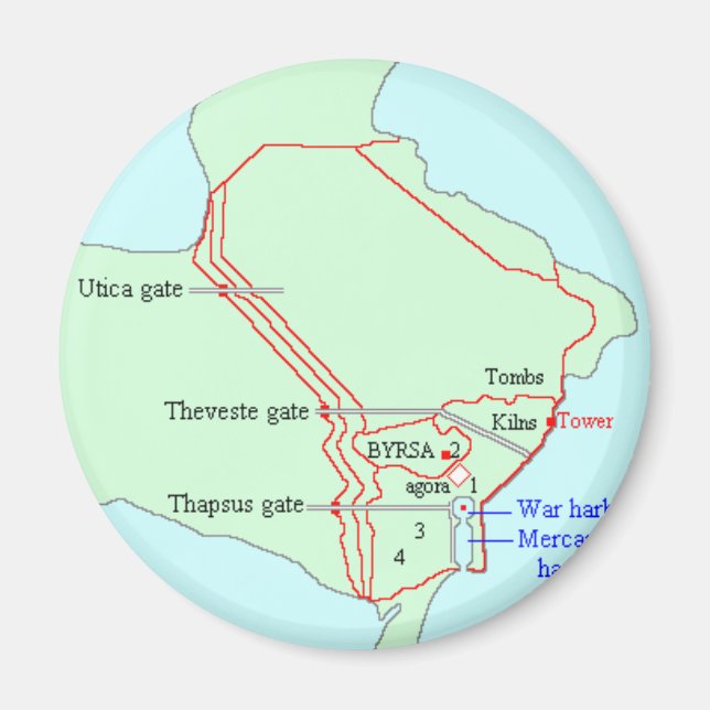 Plan of Carthage Magnet (Front)