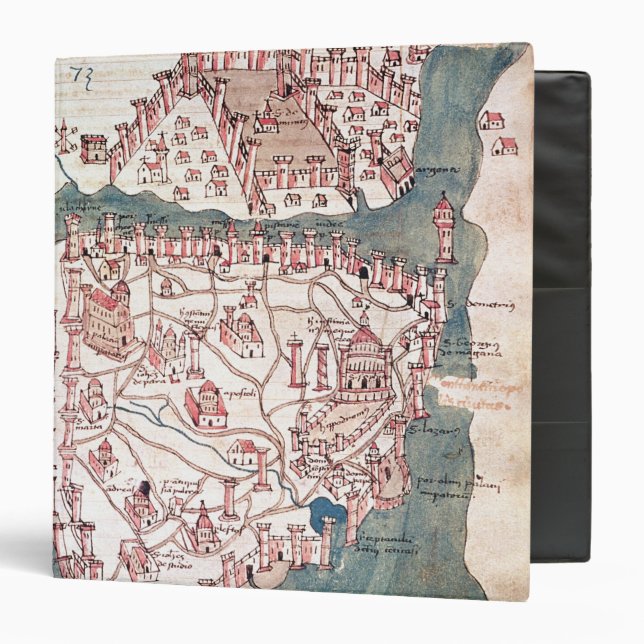 Plan of Constantinople Binder (Front/Inside)