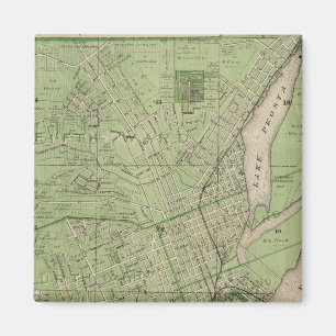 Plan of Dubuque, Dubuque County, State of Iowa Magnet