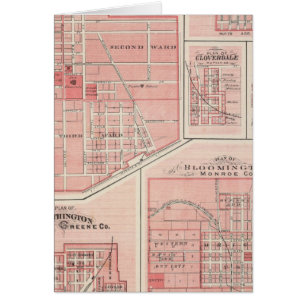 Plan of Green Castle, Putnam Co with Bloomington