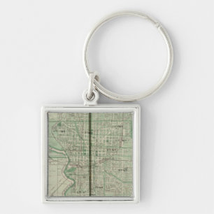 Plan of Indianapolis Keychain