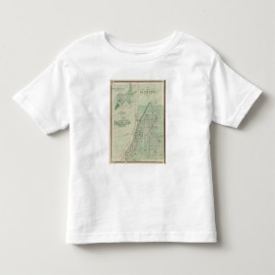 Plan of La Fayette with Battle Ground City Toddler T-shirt