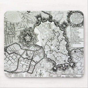 Plan of Lisle, 1736 Mouse Pad