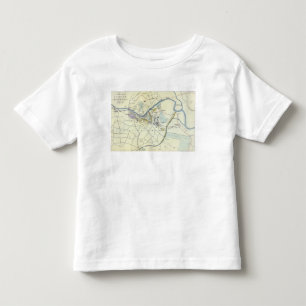 Plan of Lucknow showing Operations Toddler T-shirt