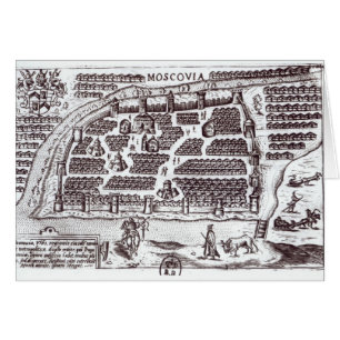 Plan of Moscow, 1628
