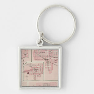 Plan of Mount Vernon, Posey County with Patoka Keychain