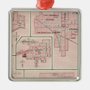 Plan of Mount Vernon, Posey County with Patoka Metal Ornament