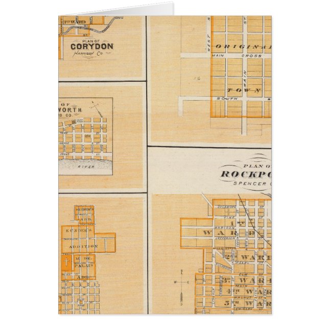 Plan of Rockport, Spencer Co with Everton (Front)