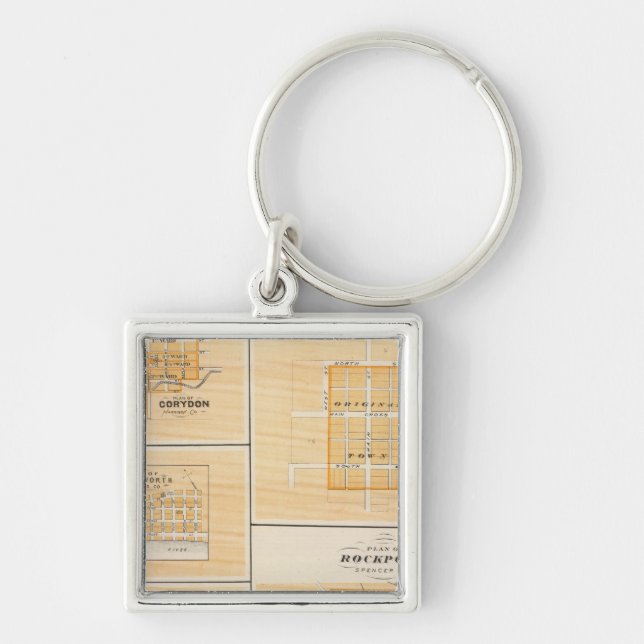 Plan of Rockport, Spencer Co with Everton Keychain (Front)