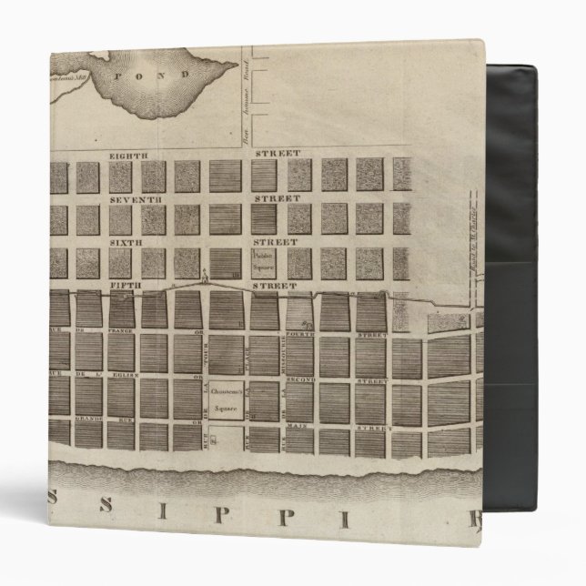 Plan of St. Louis, Missouri Binder (Front/Inside)