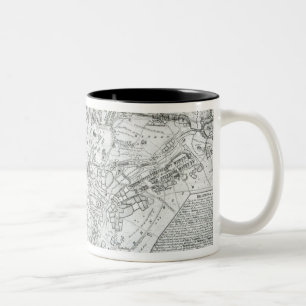 Plan of the Battle of Minden Two-Tone Coffee Mug
