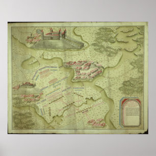 Plan of the Battle of Mollwitz Poster