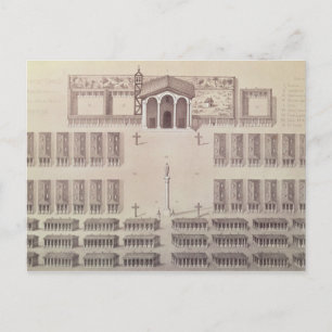 Plan of the Candelaria Mission in Paraguay Postcard