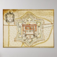 Plan of the citadel of Milan