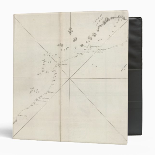 Plan of the Islands or Archipellago of Corea Binder (Front/Inside)