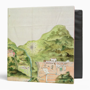 Plan of the Mines of Oaxaca, Mexico, 1785-87 Binder