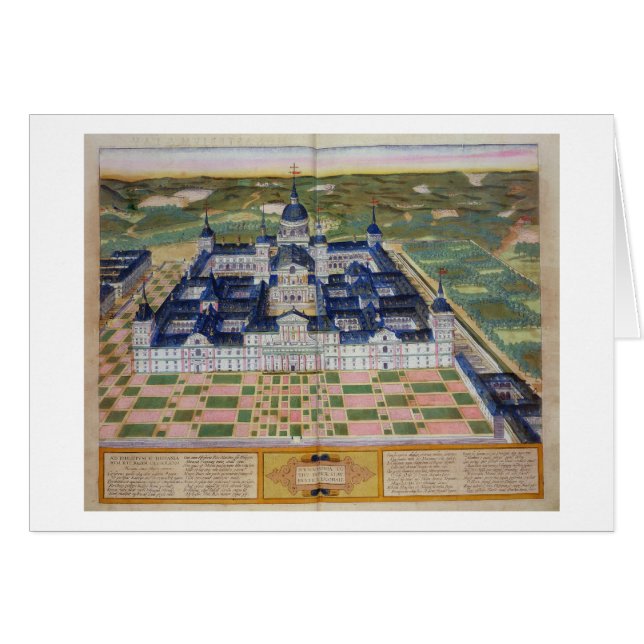 Plan of the Monastery of El Escorial, from 'Civita (Front Horizontal)