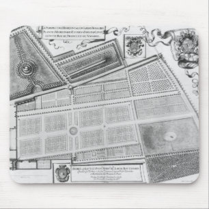 Plan of the Royal Garden Mouse Pad