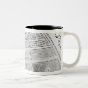 Plan of the Royal Garden Two-Tone Coffee Mug