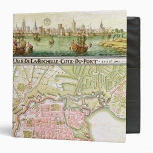 Plan of the town of La Rochelle, 1736 Binder
