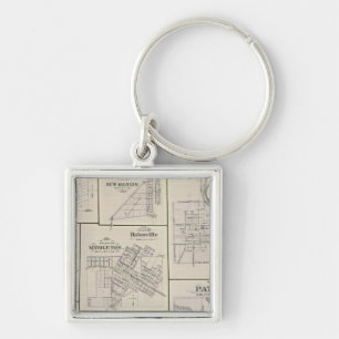 Plan of Vevay, Switzerland Co with Patriot Keychain