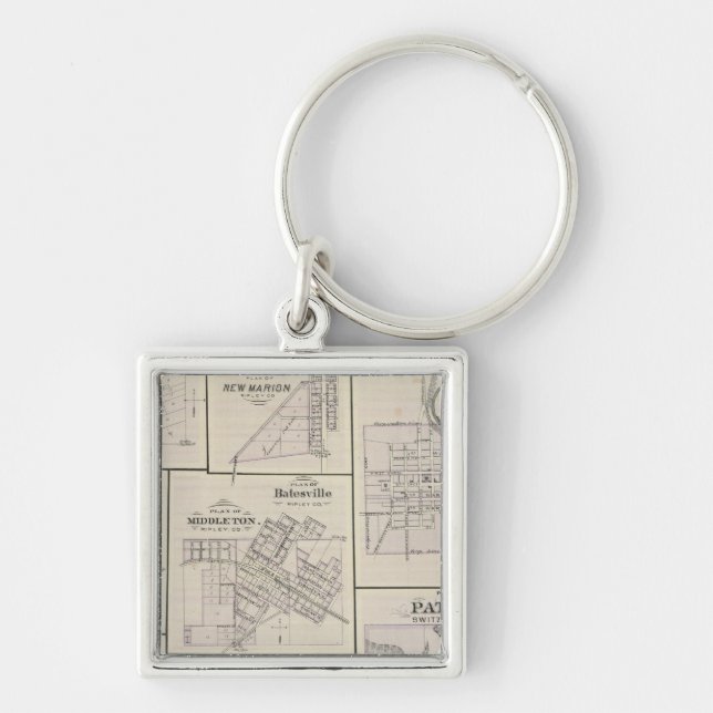 Plan of Vevay, Switzerland Co with Patriot Keychain (Front)