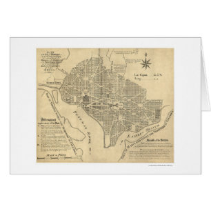 Plan of Washington DC Map 1792