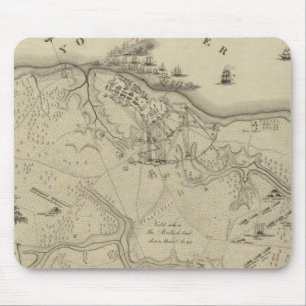 Plan of York Town In Virginia And Adjacent Country Mouse Pad