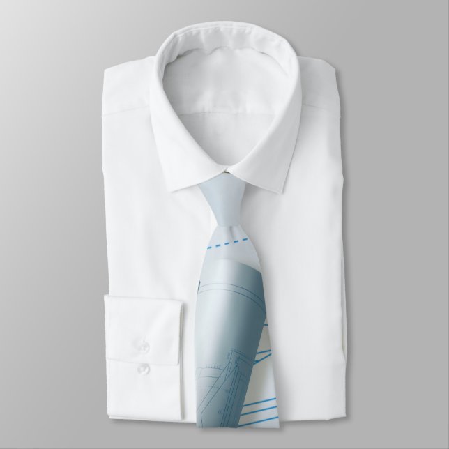 Plan Rollé Construction Maison Réparation cravate (Attaché)