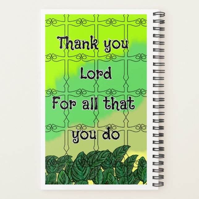 Plan the Month with God  Planner (Back)