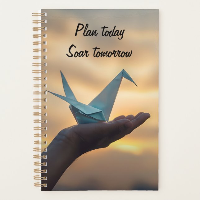 Plan Today Soar Tomorrow Personalized Planner (Front)