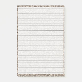 Plan With Me | Stylish Everyday Cheetah Print 4X6 Post-it Notes