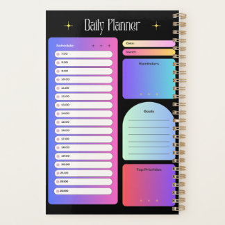 plan your day in a colourful way! with planner