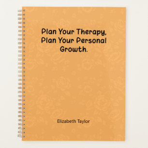 Plan Your Therapy, Plan Your Personal Growth Planner